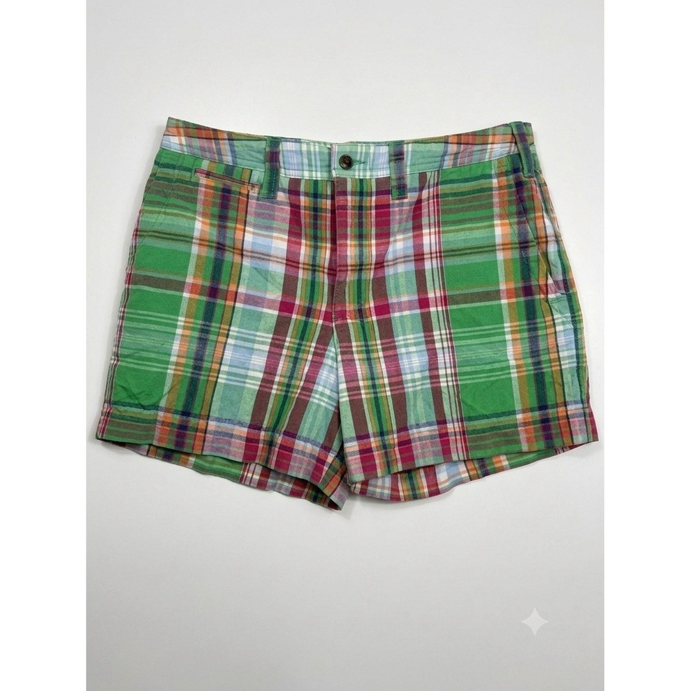 Polo Ralph Lauren Women's Shorts 8 Plaid Summer Preppy Retro 90s